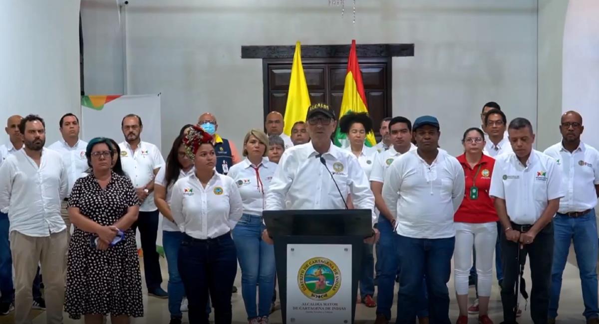 El alcalde William Dau dijo que el proceso es un ataque para que él no siga denunciando la corrupción en Cartagena. Foto: Instagram Captura de pantalla