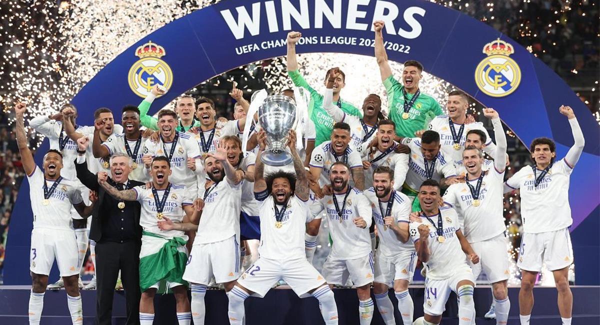 Real Madrid, campeón de la Champions League 2022. Foto: Twitter @realmadrid