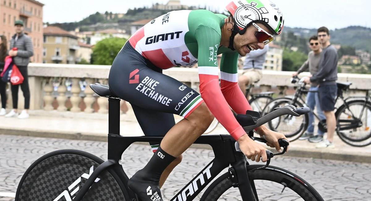 Matteo Sobrero conquistó la etapa 21 del Giro de Italia. Foto: Twitter Giro d'Italia