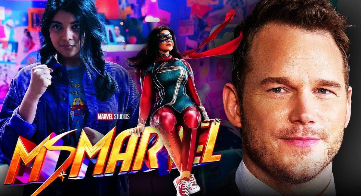 Chris Pratt le dio varios consejos a la protagonista de "Ms Marvel". Foto: Twitter @MCU_Direct
