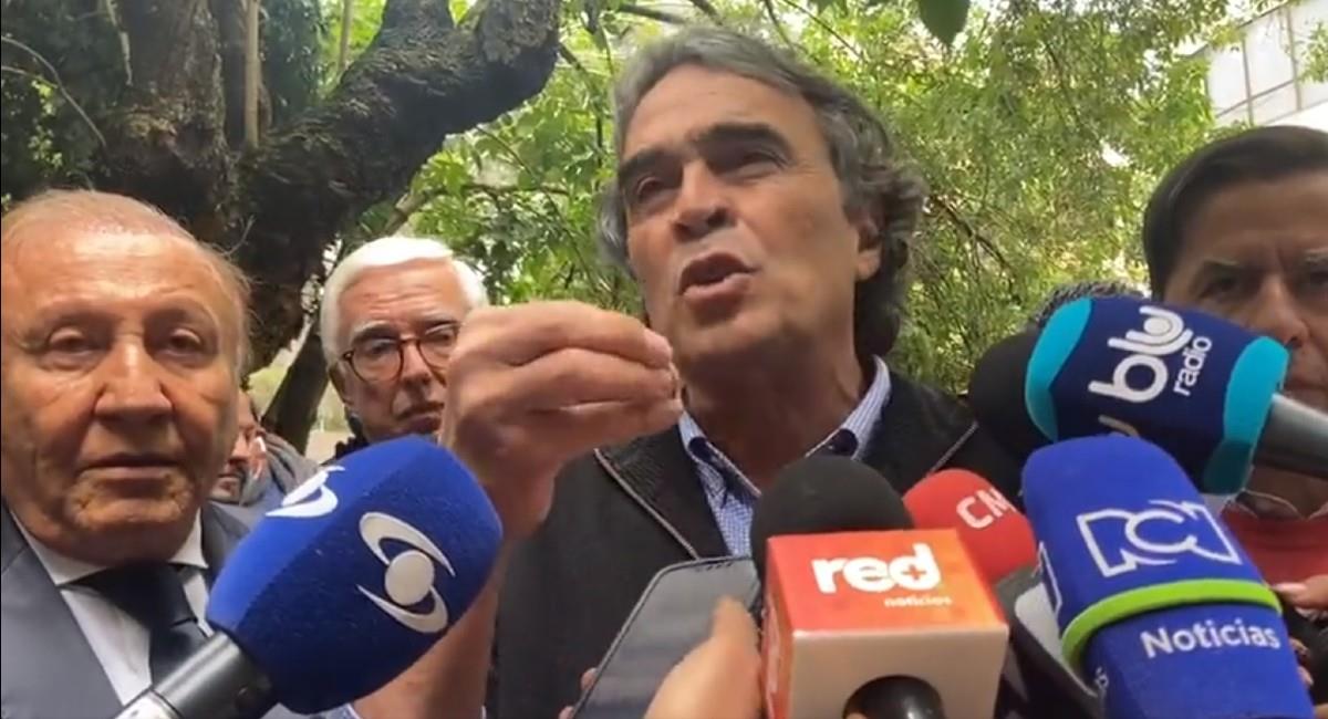 Captura de video declaraciones de Sergio Fajardo. Foto: Twitter @sergio_fajardo