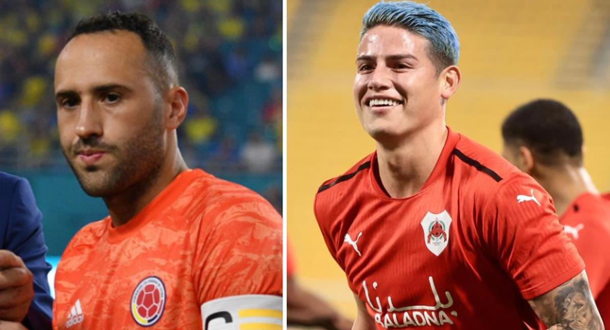 David Ospina y James Rodríguez podrían estar en el mismo equipo. Foto: Instagram David Ospina / James Rodríguez