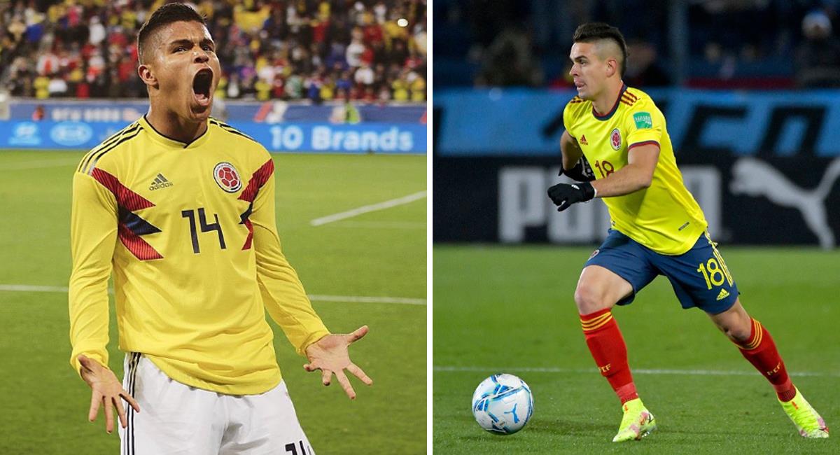 Posible formación de la Selección Colombia ante Arabia Saudita. Foto: Instagram Rafael Borré / Cucho Hernández