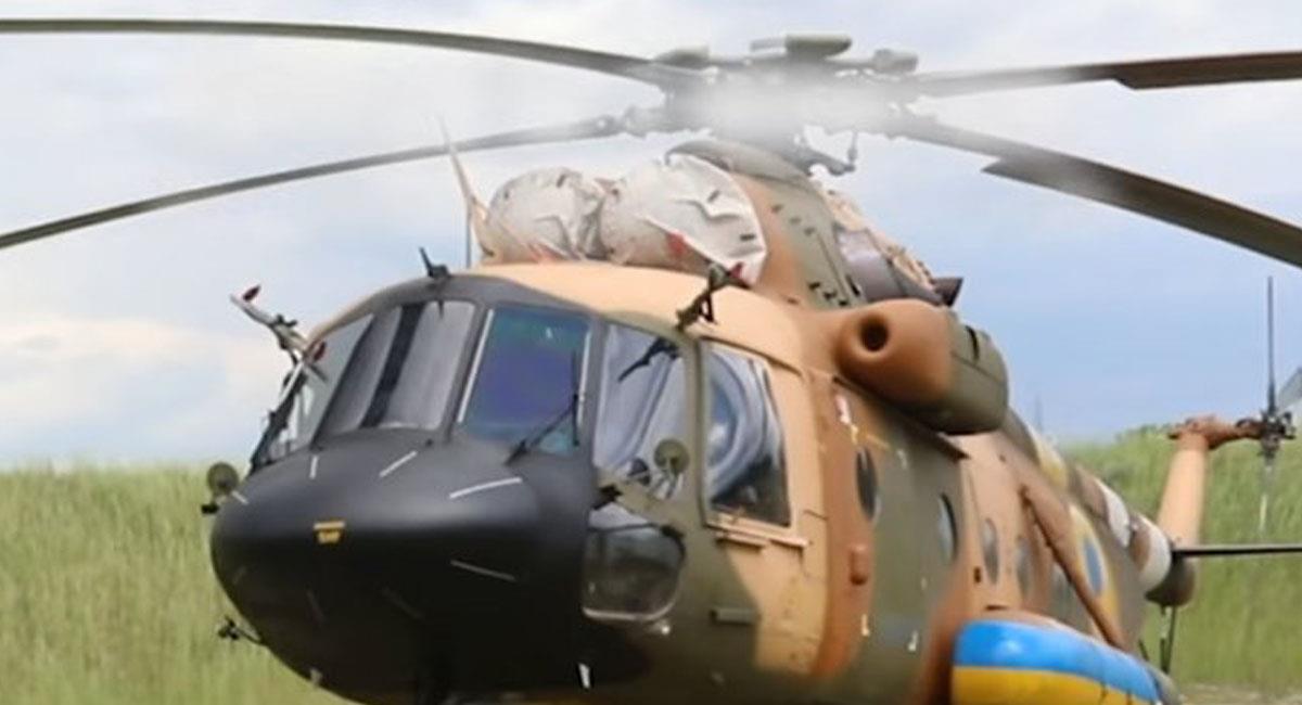Helicópteros rusos MI-17 serán entregados por Estados Unidos a Ucrania como parte de un paquete de ayuda. Foto: Twitter @thewarzonewire