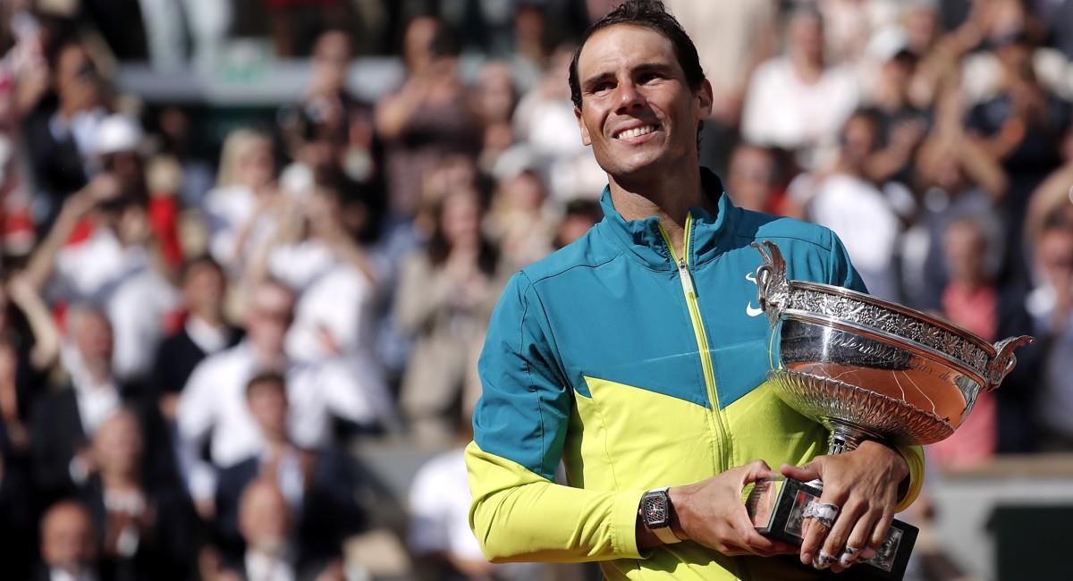 Rafa Nadal se proclamó campeón del Roland Garros por decimocuarta vez. Foto: EFE