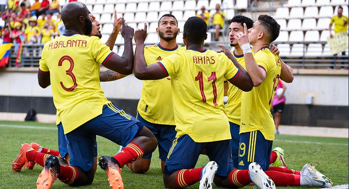 La Selección Colombia venció en un juego amistoso a Arabia Saudita. Foto: Twitter FCF
