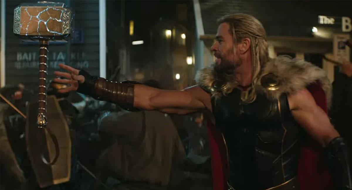 "Thor Love And Thunder" tendrá el regreso del Mjolnir, el clásico martillo de Thor. Foto: Twitter @thorofficial