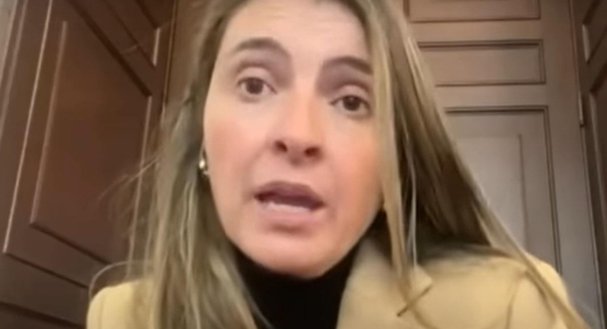 Paloma Valencia, senadora caucana, ha sido una defensora del uribismo y detractora de Gustavo Petro. Foto: Youtube
