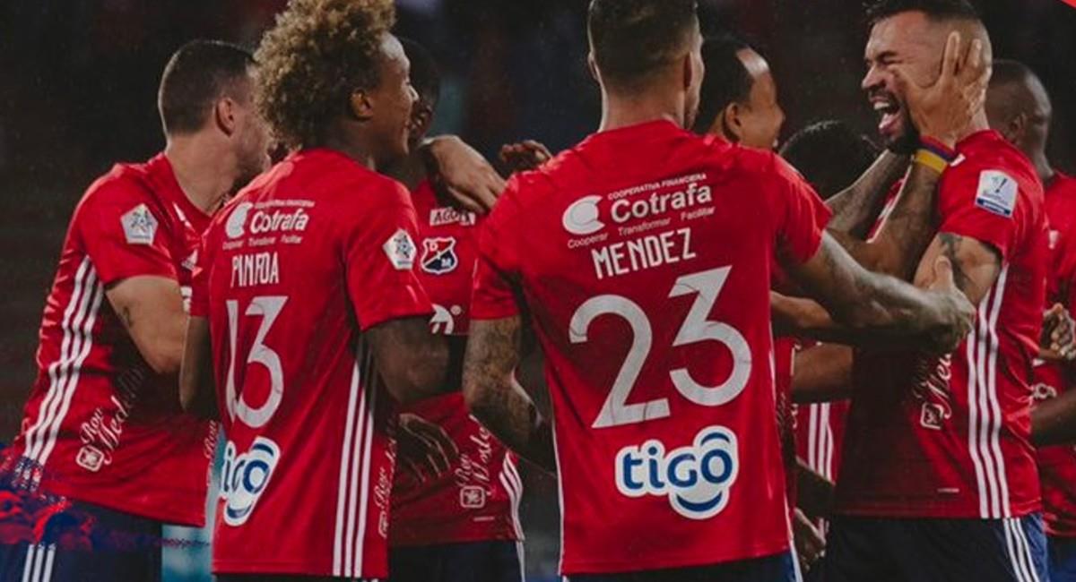 Independiente Medellín logró escalar a la punta del Grupo B tras ganar a Envigado. Foto: Twitter Deportivo Independiente Medellín