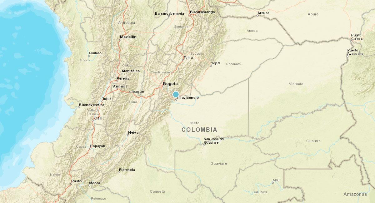 Temblor sacudió Colombia este domingo 12 de junio por la madrugada. Foto: sgc.gov.co