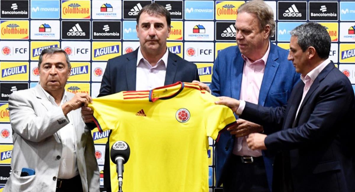Néstor Lorenzo fue presentado como nuevo técnico de la Selección Colombia. Foto: FCF