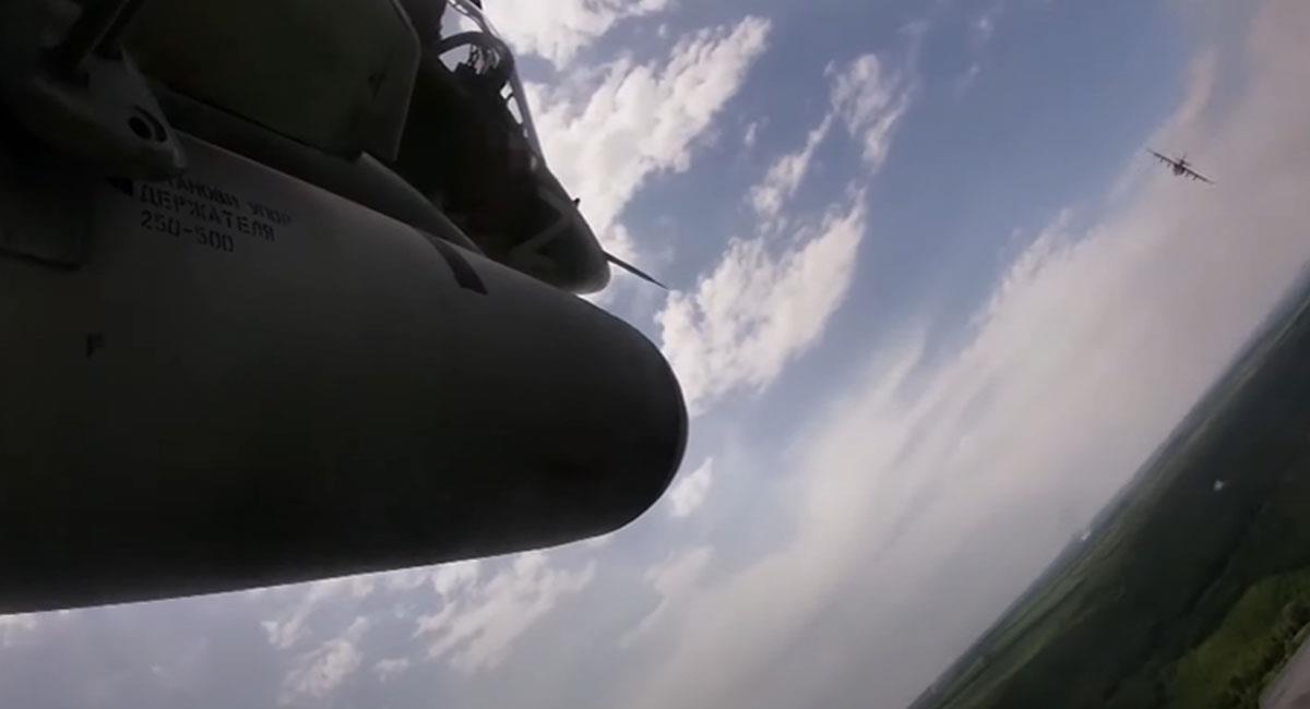 Los Su-25 son los aviones con los que Rusia realiza ataques en Ucrania. Foto: Youtube