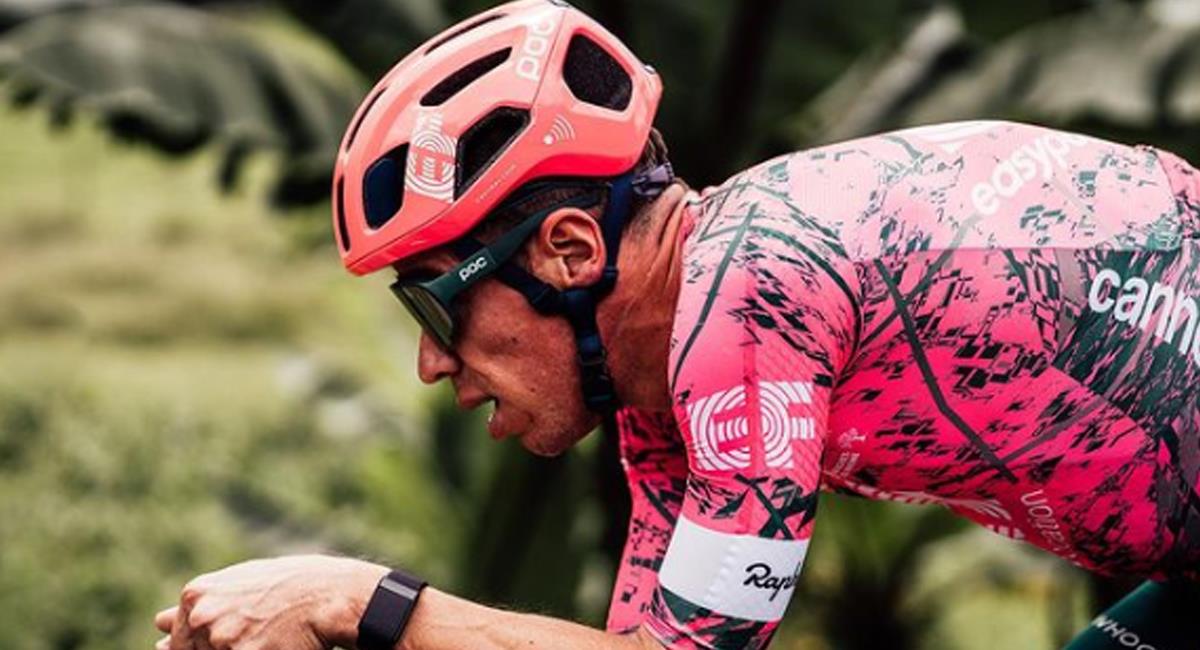 Rigoberto Urán le dice adiós a la Vuelta a Suiza 2022. Foto: Instagram Rigoberto Urán