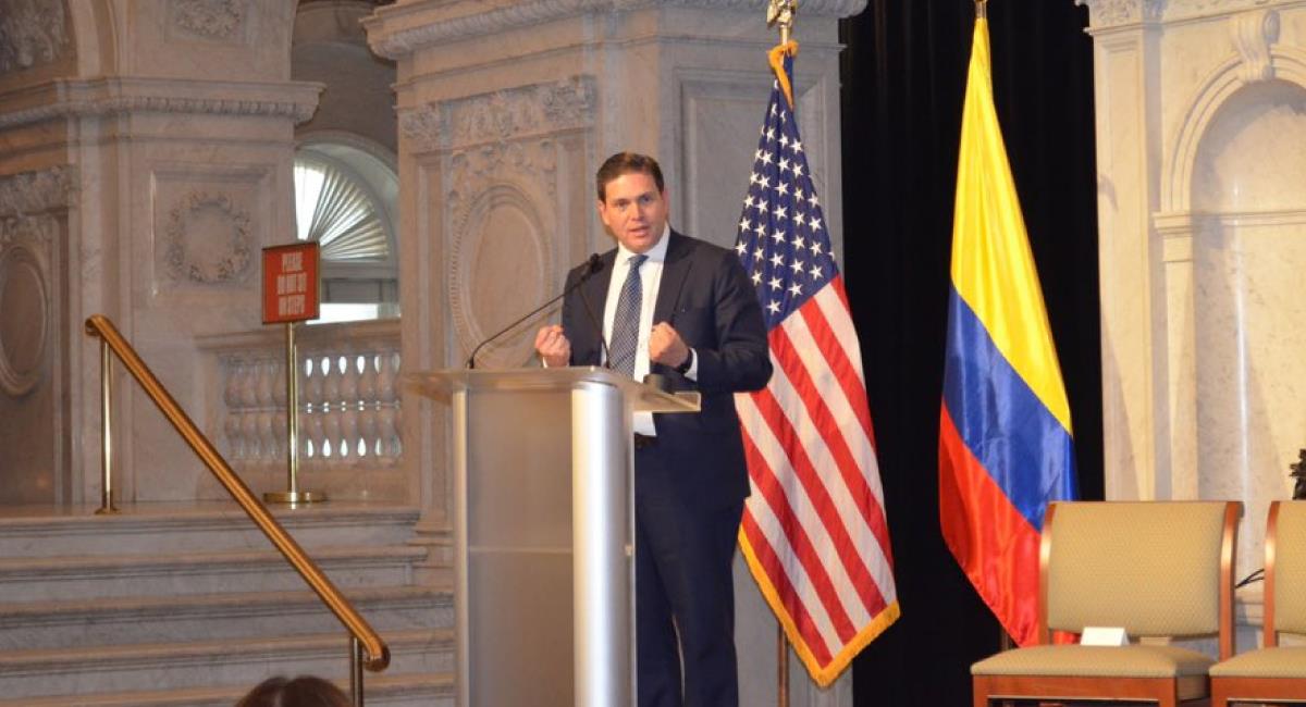 Juan Carlos Pinzón, embajador de Colombia en Estados Unidos. Foto: Twitter @PinzonBueno