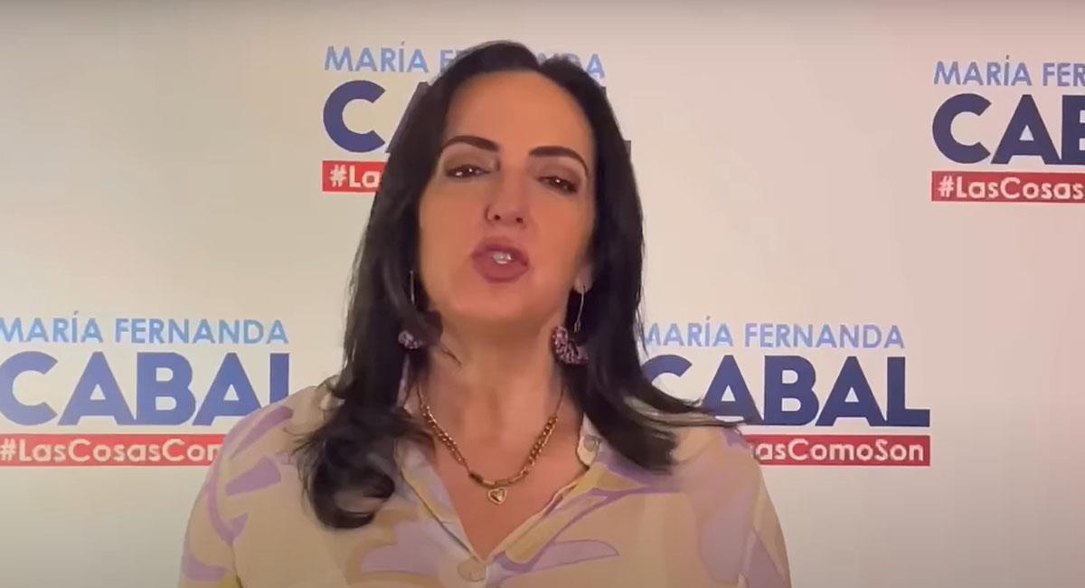 María Fernanda Cabal anunció que será una opositora y que el progresismo es comunismo disfrazado. Foto: Youtube
