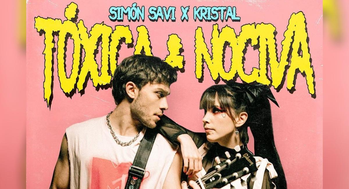 Simón Savi y Kristal mezclan sonidos de rock con urbano en 'Tóxica & Nociva'. Foto: Instagram