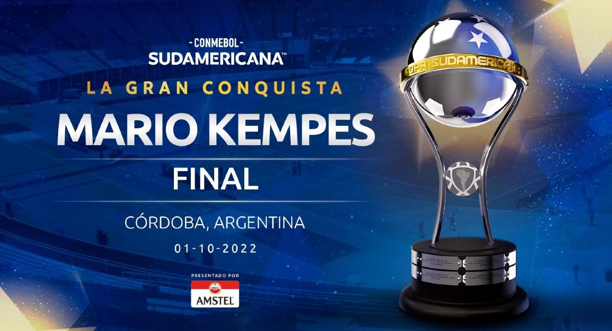 La final de la Copa Sudamericana se jugará en el estadio Mario Alberto Kempes de la ciudad de Córdoba. Foto: Twitter @Sudamericana