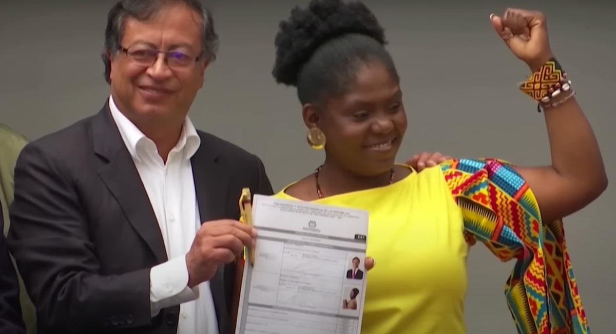 Francia Márquez, abogada y líder social, es la primera vicepresidenta negra en la historia de Colombia. Foto: Youtube