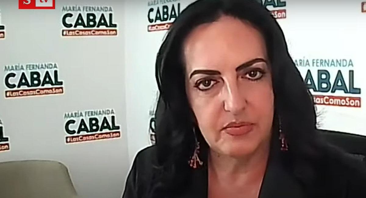 María Fernanda Cabal ha mostrado ser la principal opositora del presidente electo Gustavo Petro. Foto: Youtube
