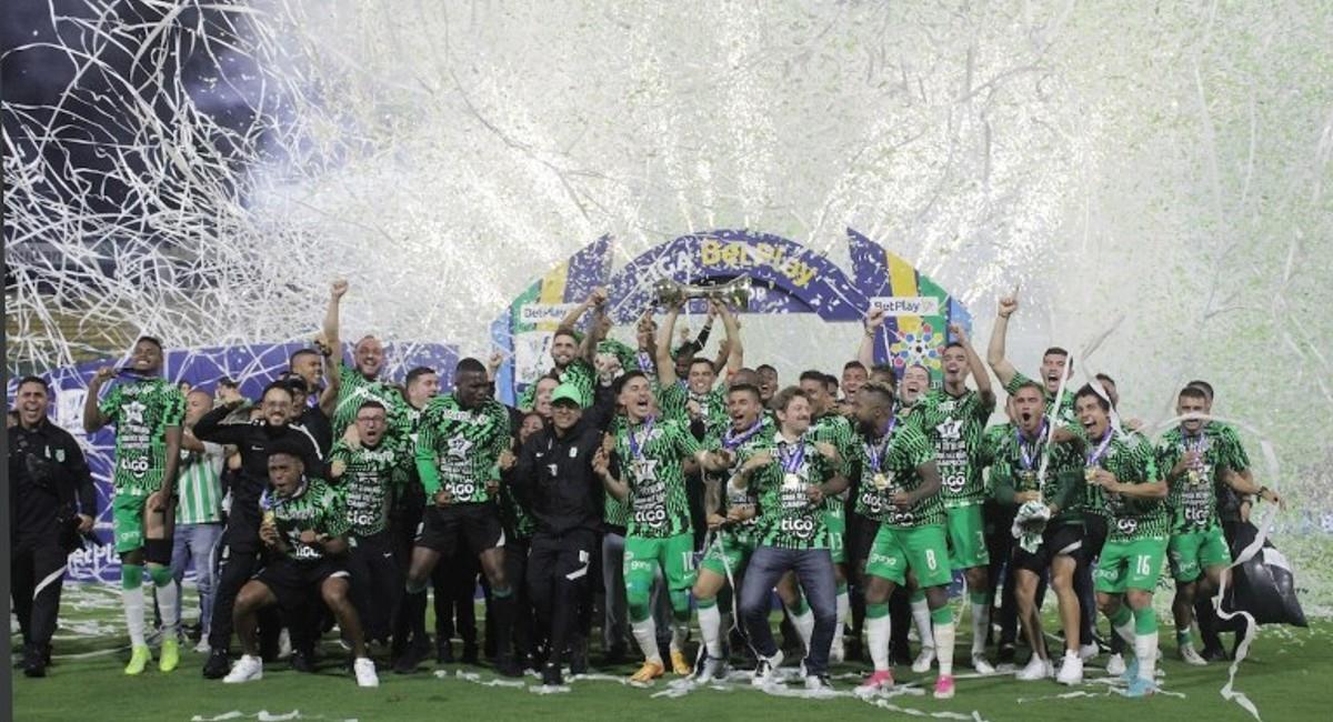 Atlético Nacional se coronó campeón de la Liga BetPlay. Foto: Twitter Dimayor