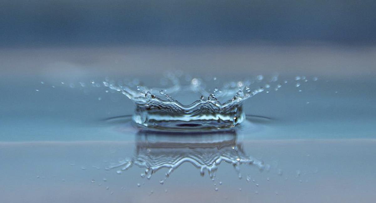 Gota de agua. Foto: Pixabay