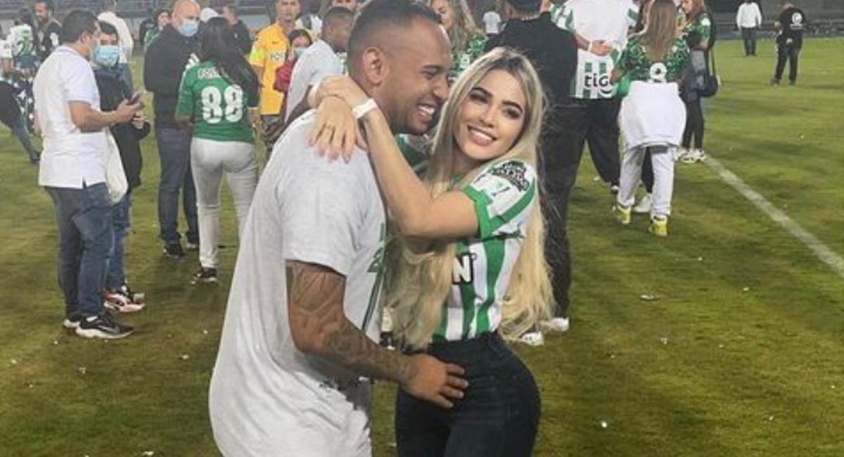 Jarlan Barrera y su novia Melissa Cuadrado. Foto: Instagram Jarlan Barrera