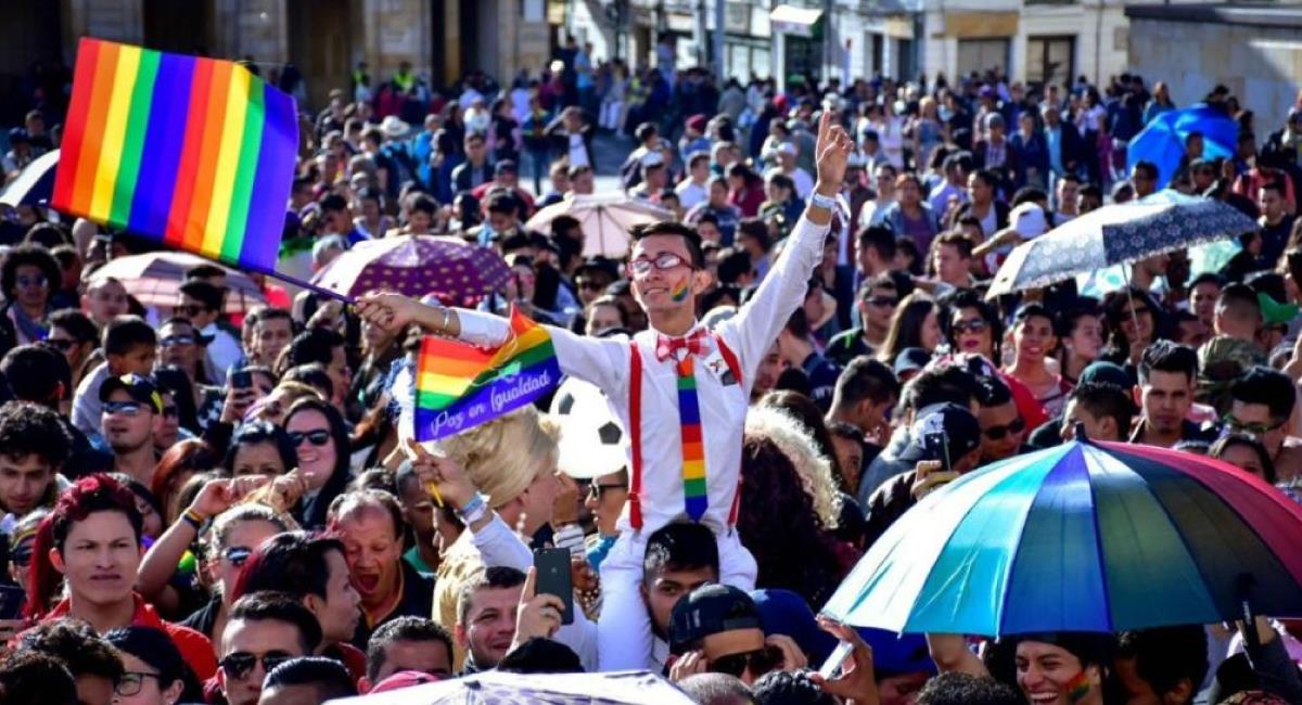 Bogotá celebra la diversidad con la marcha del orgullo LGBTIQ+. Foto: Twitter @Bogota