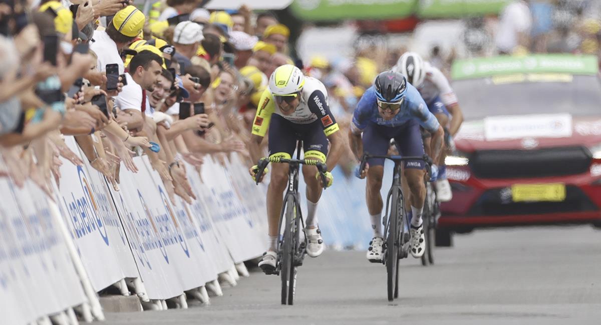 Simon Clarke ganador de la etapa 5 del Tour de Francia 2022. Foto: EFE