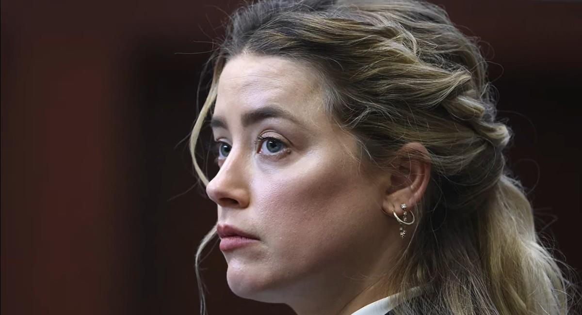 Amber Heard en el juicio por difamación. Foto: Youtube