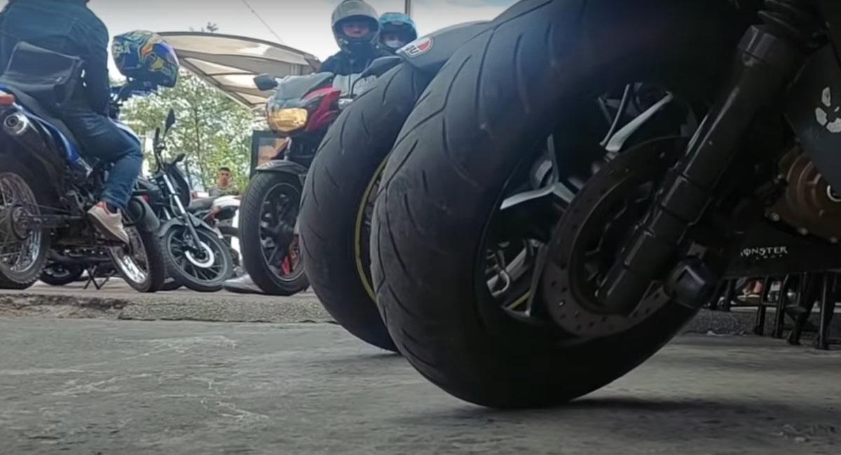 El robo de motocicletas es uno de los delitos más comunes en Colombia. Foto: Youtube