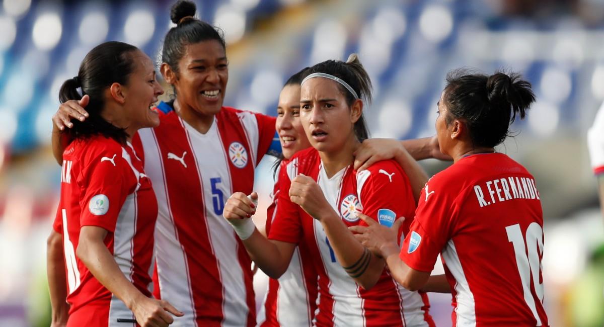 Paraguay consiguió su primera victoria en la Copa América Femenina 2022. Foto: EFE ERNESTO GUZMAN JR