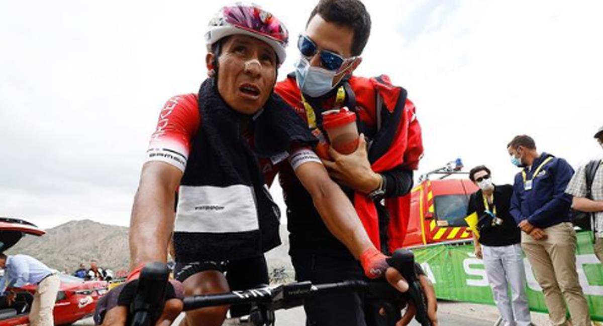Nairo Quintana llegó en segundo lugar en la etapa 11 del Tour de Francia 2022. Foto: Instagram Arkea