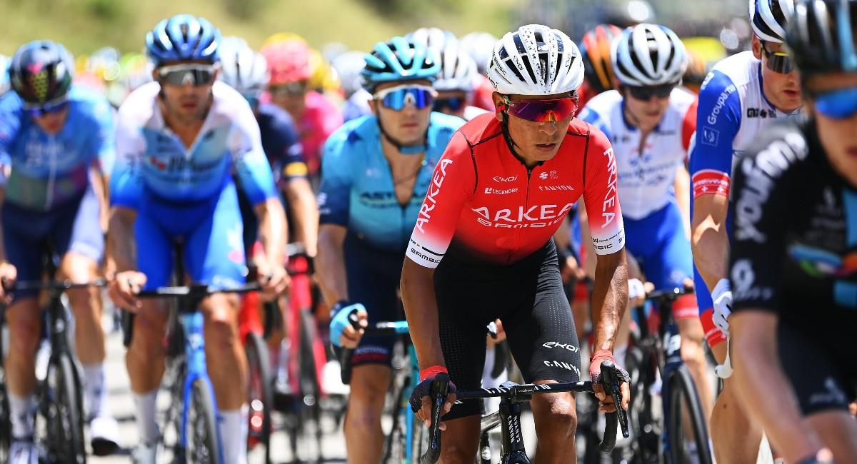 Nairo Quintana perdió una casilla en el Tour de Francia. Foto: Twitter Arkéa-Samsic
