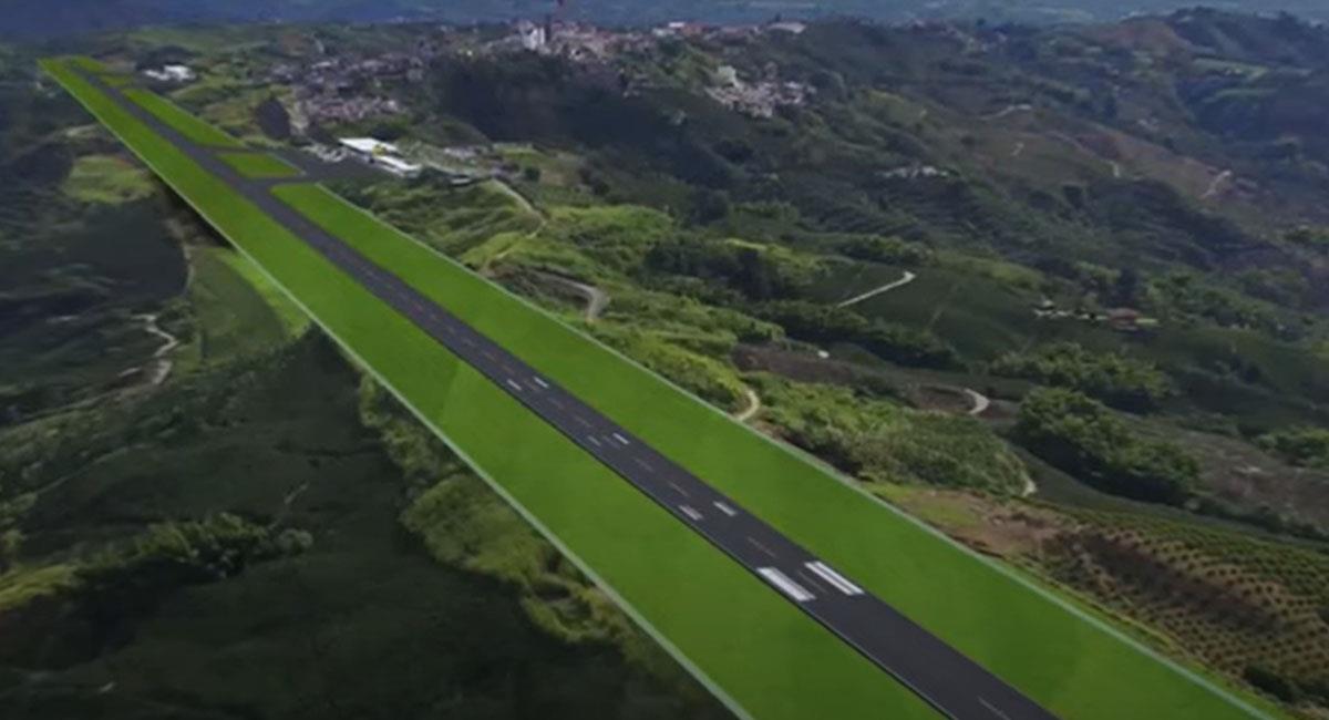 Esta debería ser la pista del Aerocafé según los diseños preliminares. Foto: Youtube