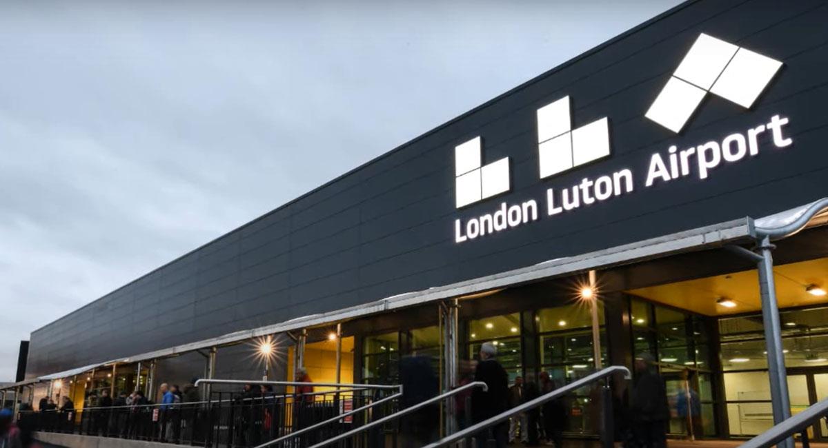 El aeropuerto de Luton es el cuarto más grande del área de Londres. Foto: Youtube