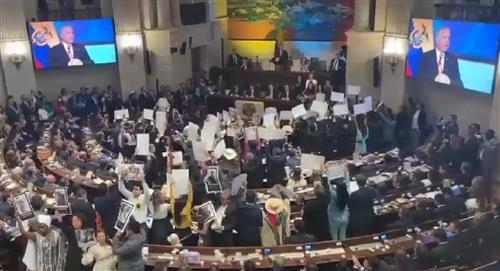 Presidente Duque es abucheado durante su discurso en la instalación del Congreso