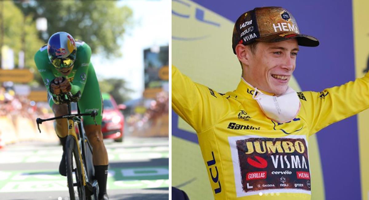 Wout Van Aert ganador de la etapa 20 del Tour de Francia 2022. Foto: Instagram Jumbo Visma
