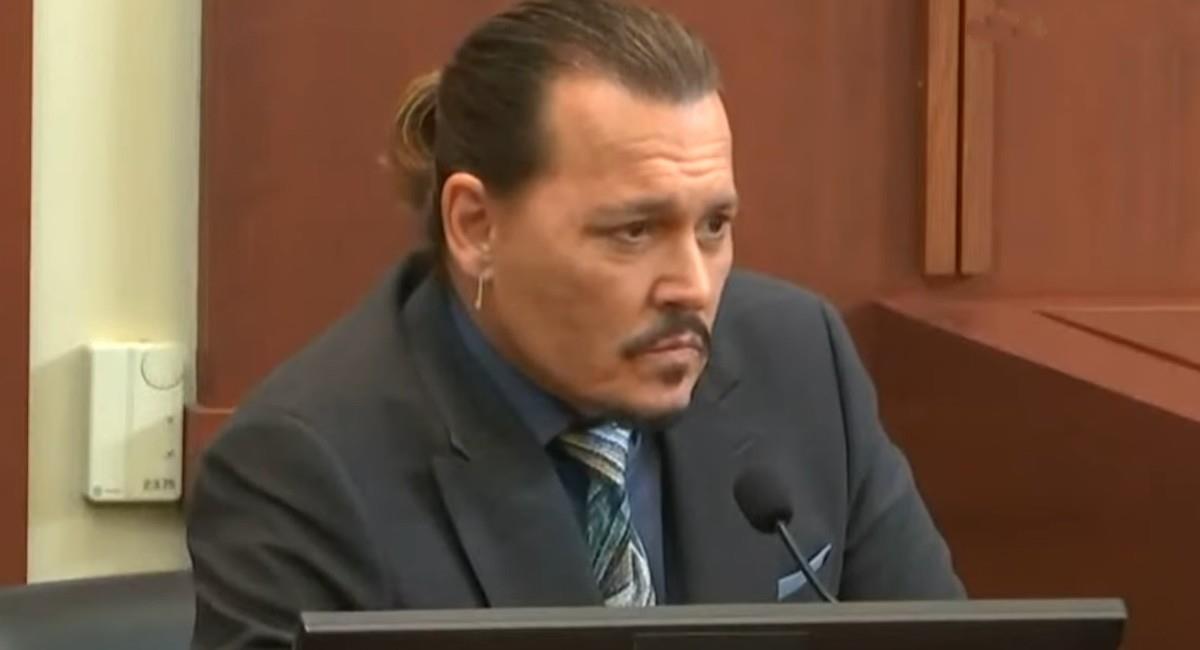 Johnny Depp en juicio. Foto: Youtube