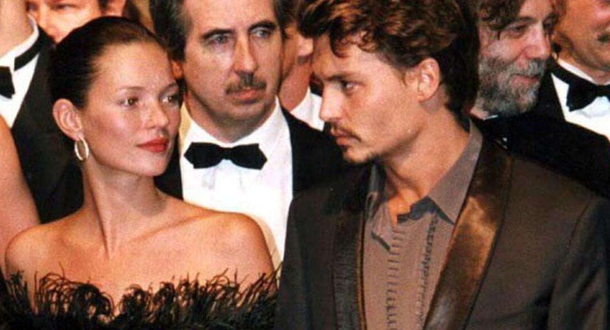 Kate Moss y Johnny Depp. Foto: Instagram