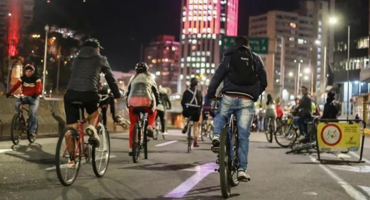 La Alcaldía de Bogotá anuncia fecha de ciclovía nocturna. Foto: Alcaldía de Bogotá