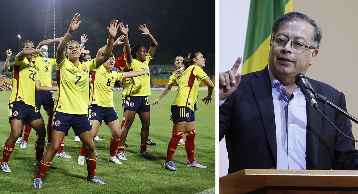 Gustavo Petro asegura que abogará por la realización de la liga femenina. Foto: EFE