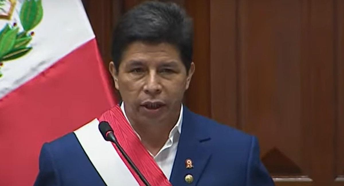 Pedro Castillo Terrones cumple un año como presidente de Perú en medio de un bajón en su popularidad. Foto: Youtube