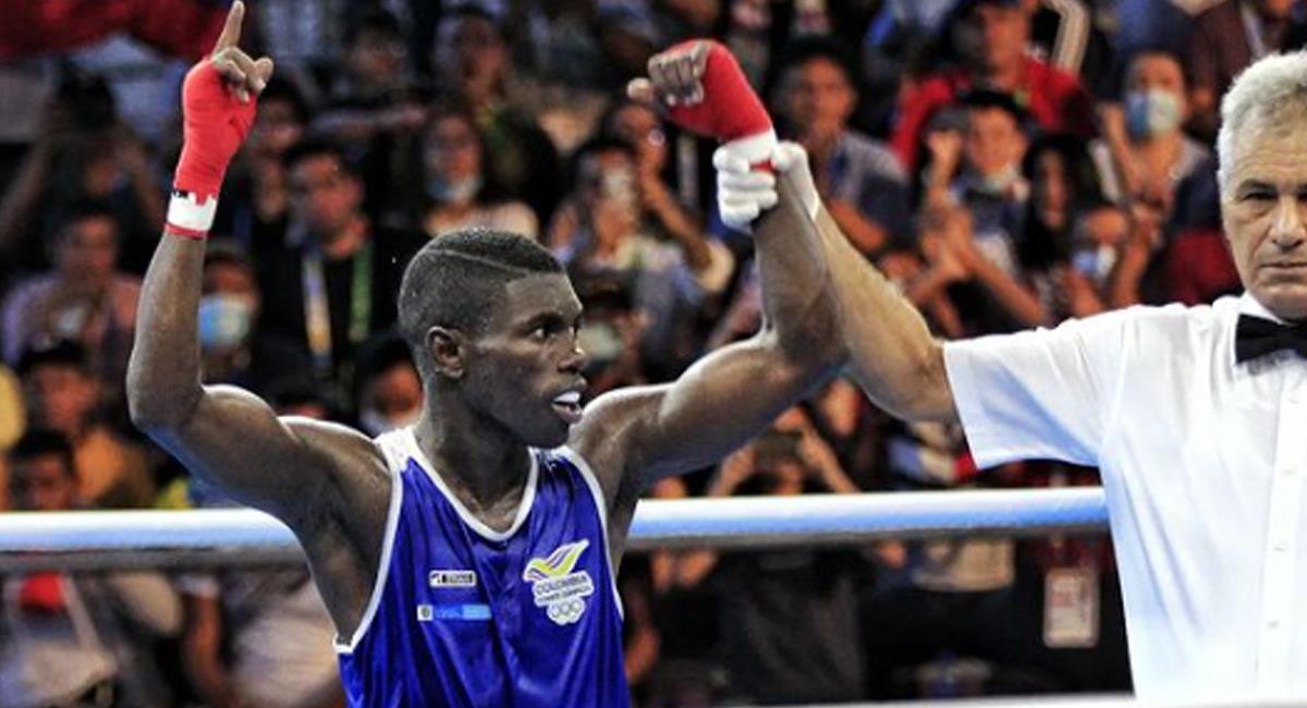 Yuberjen Martínez debutó con victoria en el boxeo profesional. Foto: Instagram tremendo_martinez