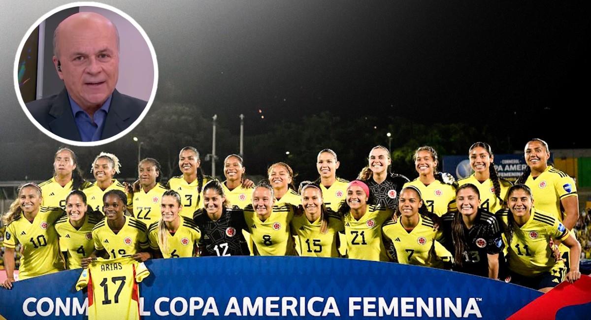 Carlos ANtonio Vélez felicitó a la Selección Colombia Femenina. Foto: Twitter FCF