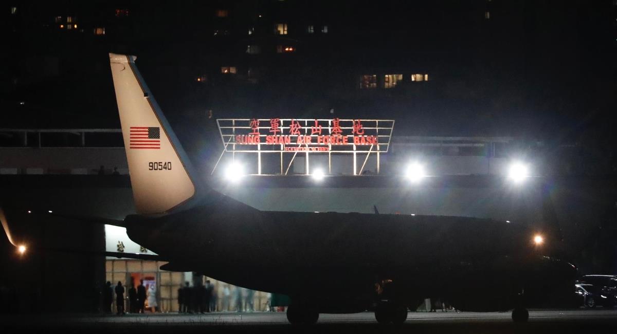 Pelosi aterriza en Taiwán pese a las amenazas de China. Foto: EFE