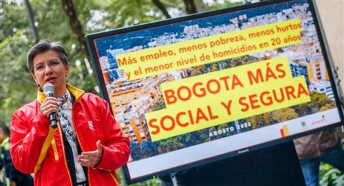 Bogotá es la ciudad con menos homicidios de Colombia