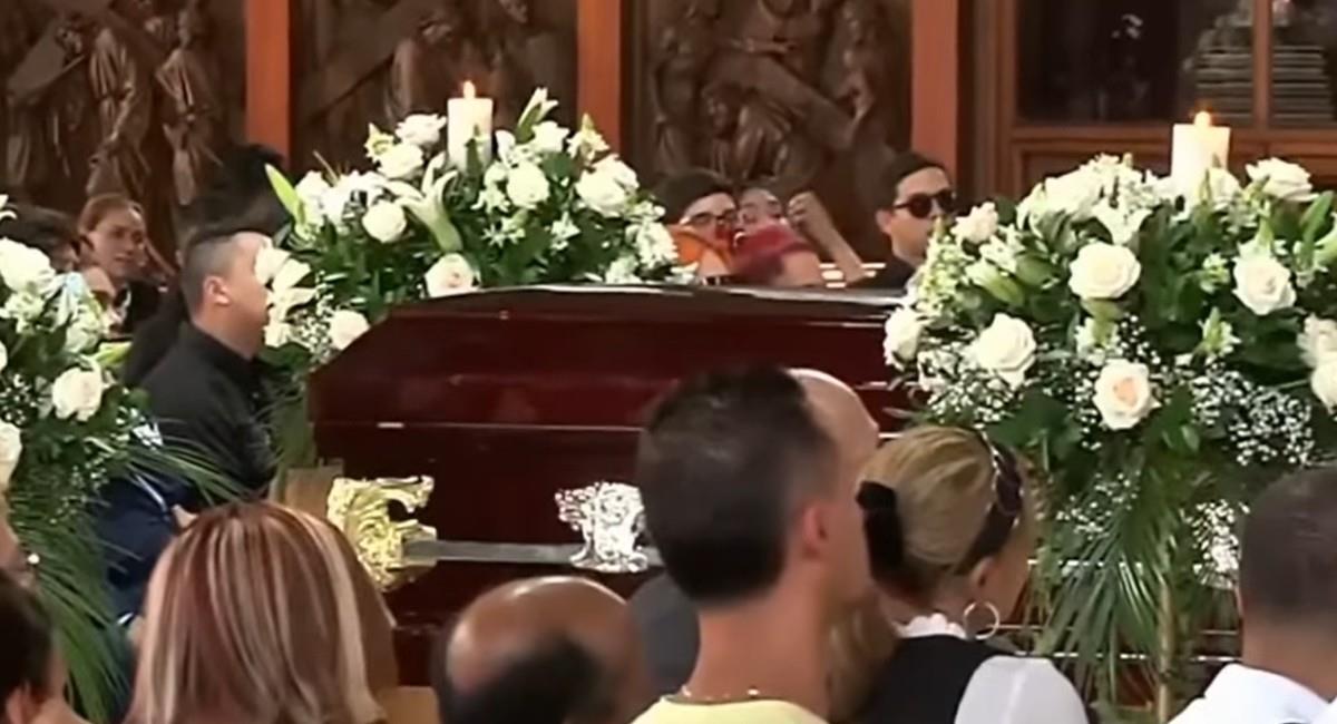 Funeral de Darío Gómez. Foto: Youtube