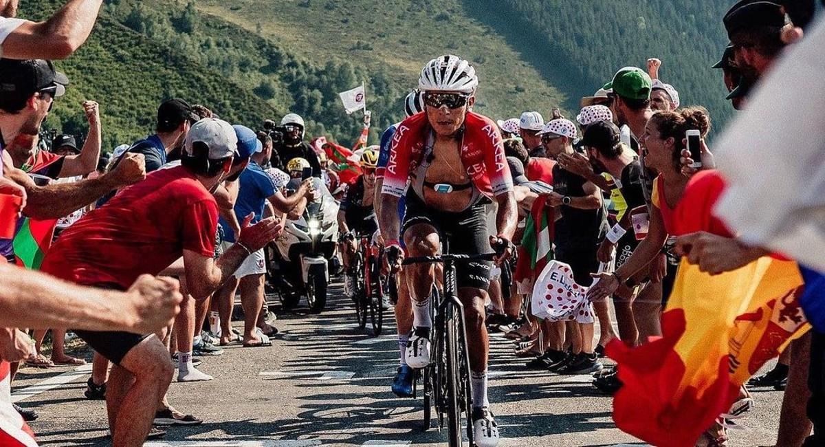 Nairo finalizó en el sexto lugar del Tour de Francia. Foto: Instagram @nairoquincoficial