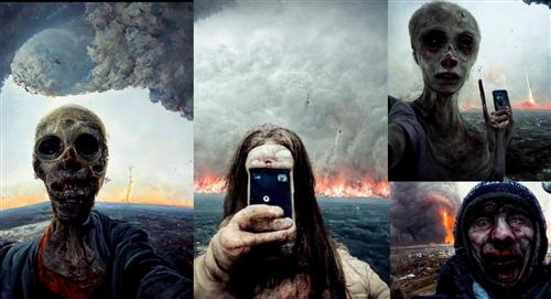 Así  se ve la “selfie del fin del mundo”