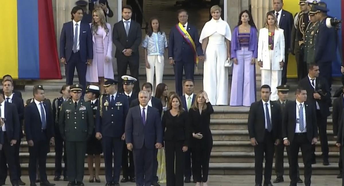 Captura de video: Despedida de Petro y Duque al recibir la Casa de Nariño. Foto: Youtube Colombia Elige